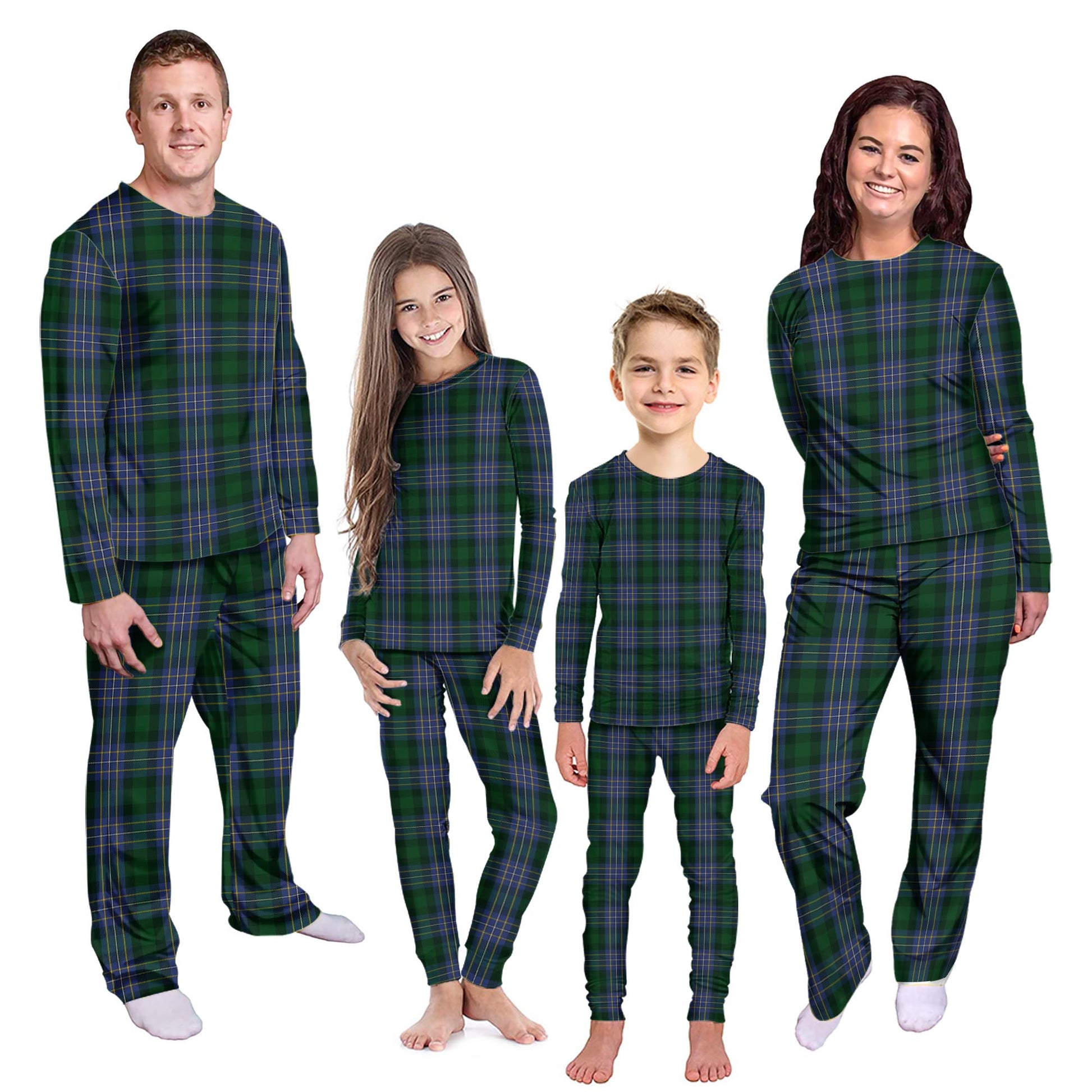 Hughes Tartan Pajamas Family Set Kid - Tartan Vibes Clothing