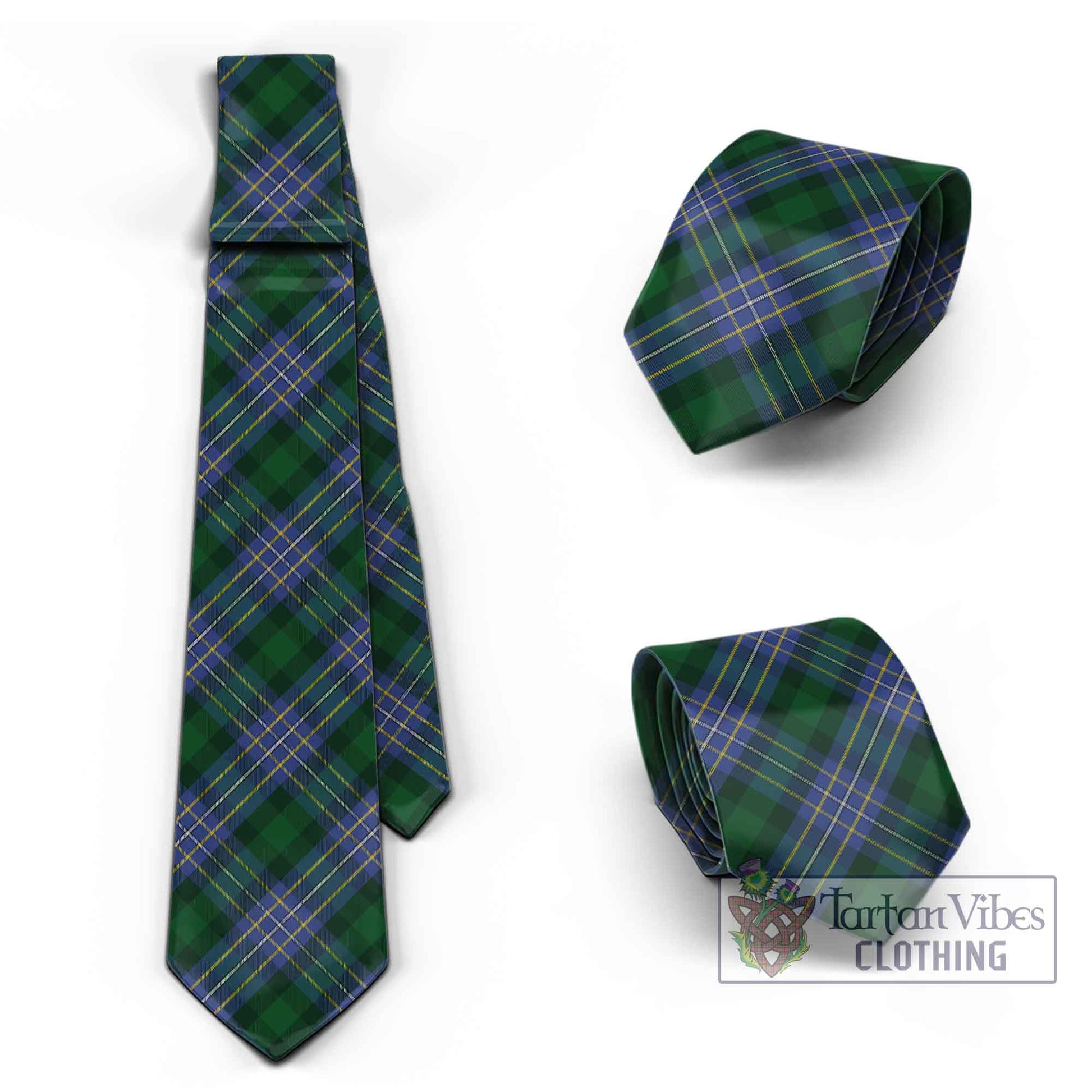 Hughes Tartan Classic Necktie Cross Style Necktie One Size - Tartan Vibes Clothing