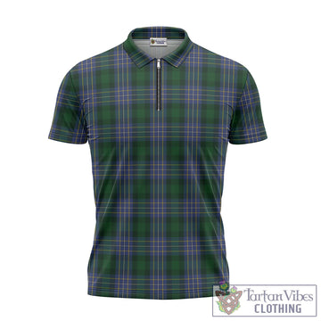 Hughes Tartan Zipper Polo Shirt