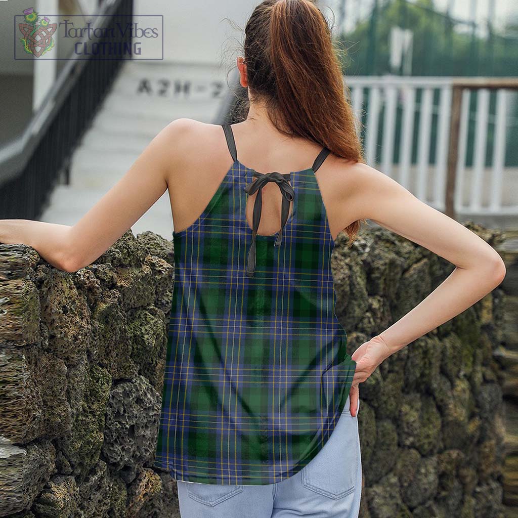 Hughes Tartan Loose Halter Neck Camisole - Tartan Vibes Clothing