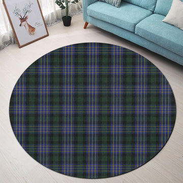 Hughes Tartan Round Rug