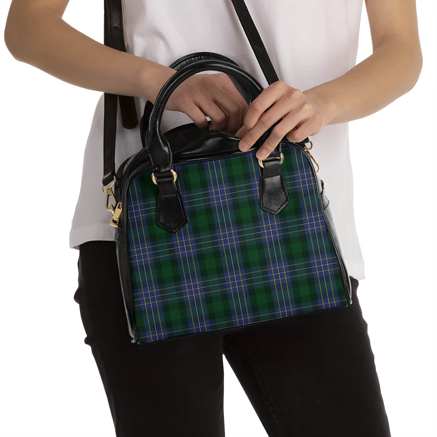 Hughes Tartan Shoulder Handbags - Tartanvibesclothing