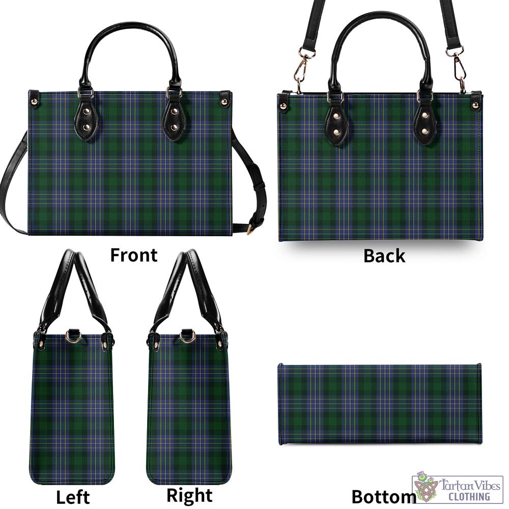 Hughes Tartan Luxury Leather Handbags - Tartan Vibes Clothing