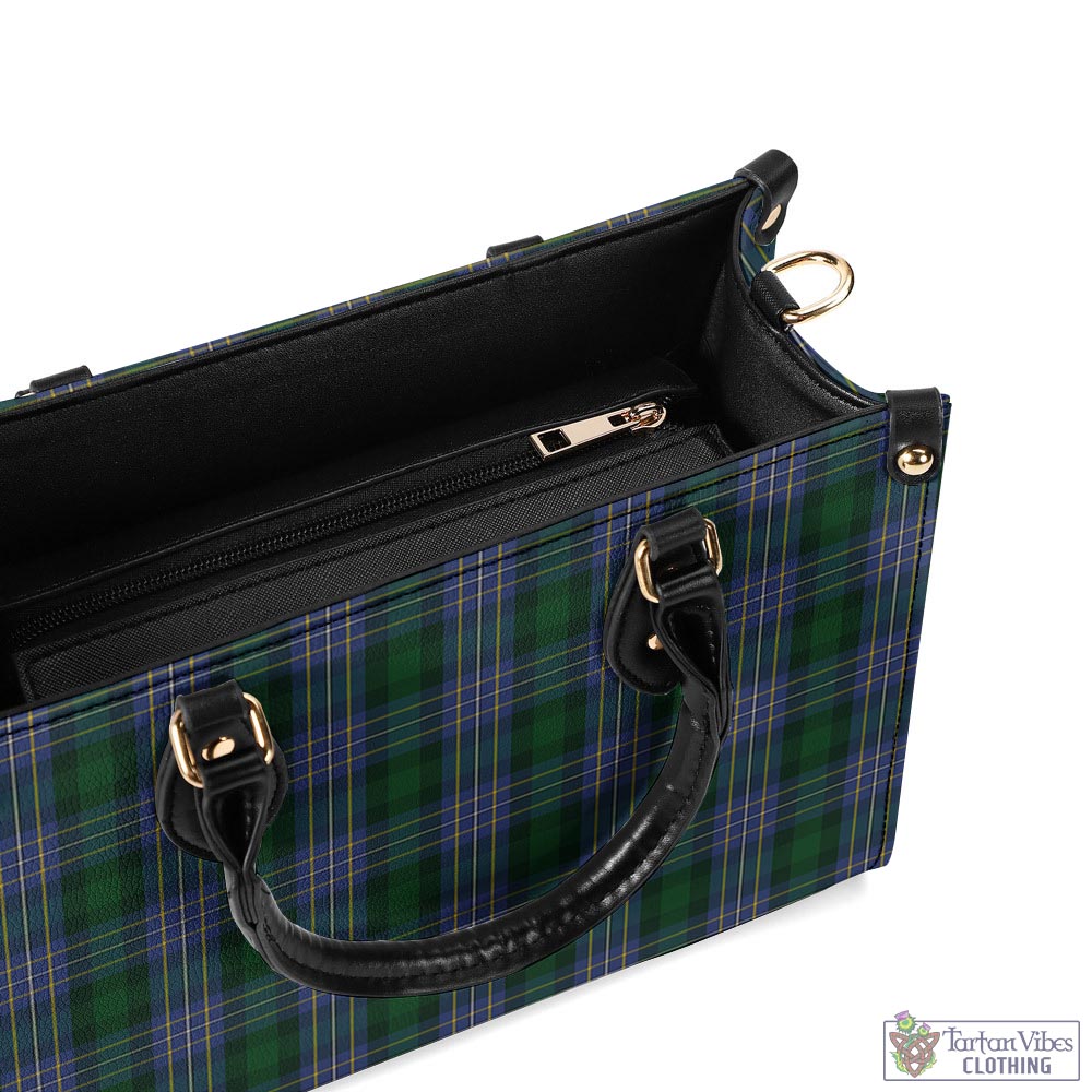 Hughes Tartan Luxury Leather Handbags - Tartan Vibes Clothing