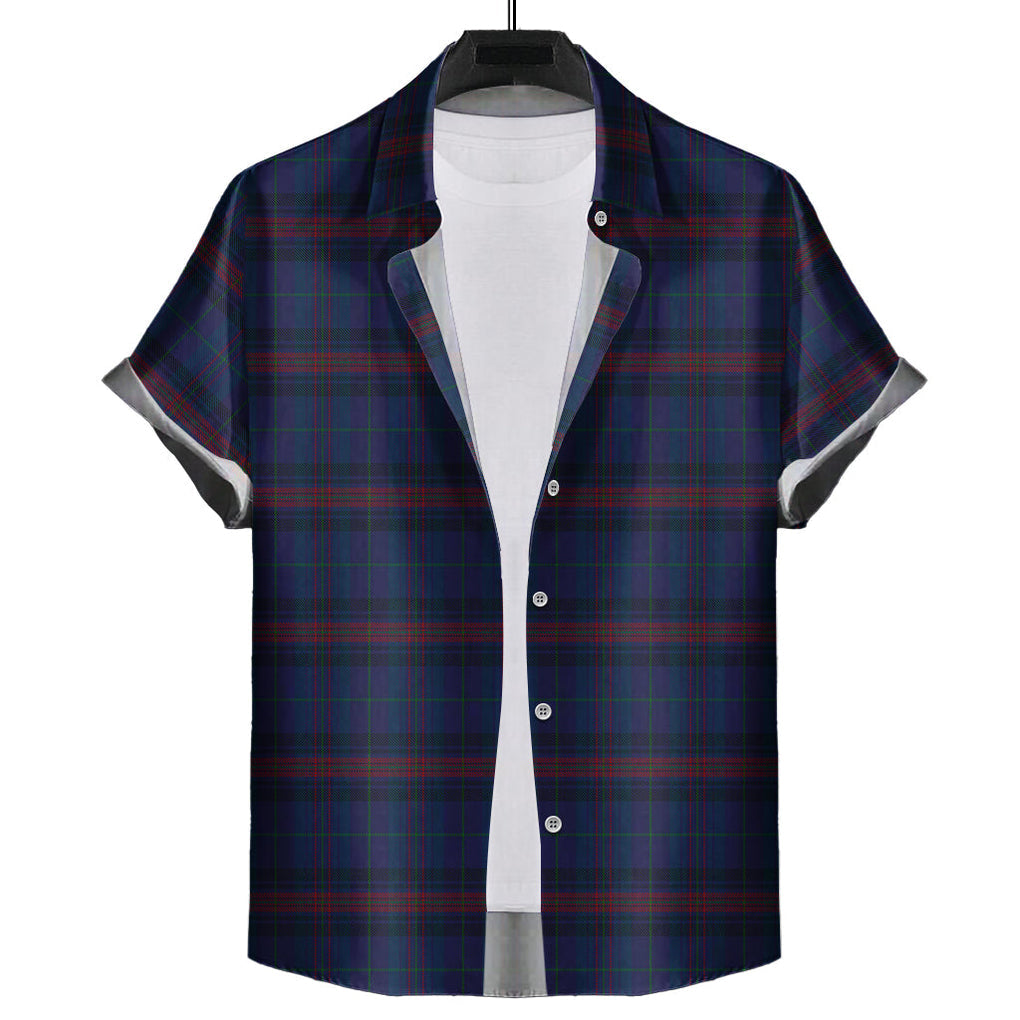 hughes-of-wales-tartan-short-sleeve-button-down-shirt
