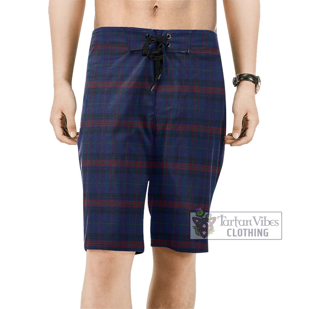 Hughes of Wales Tartan Men's Board Shorts Men - Tartan Vibes Clothing