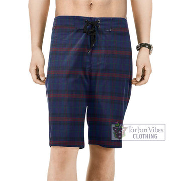 Hughes of Wales Tartan Men's Board Shorts