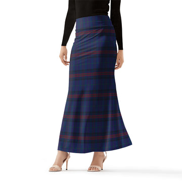 Hughes of Wales Tartan Womens Full Length Skirt