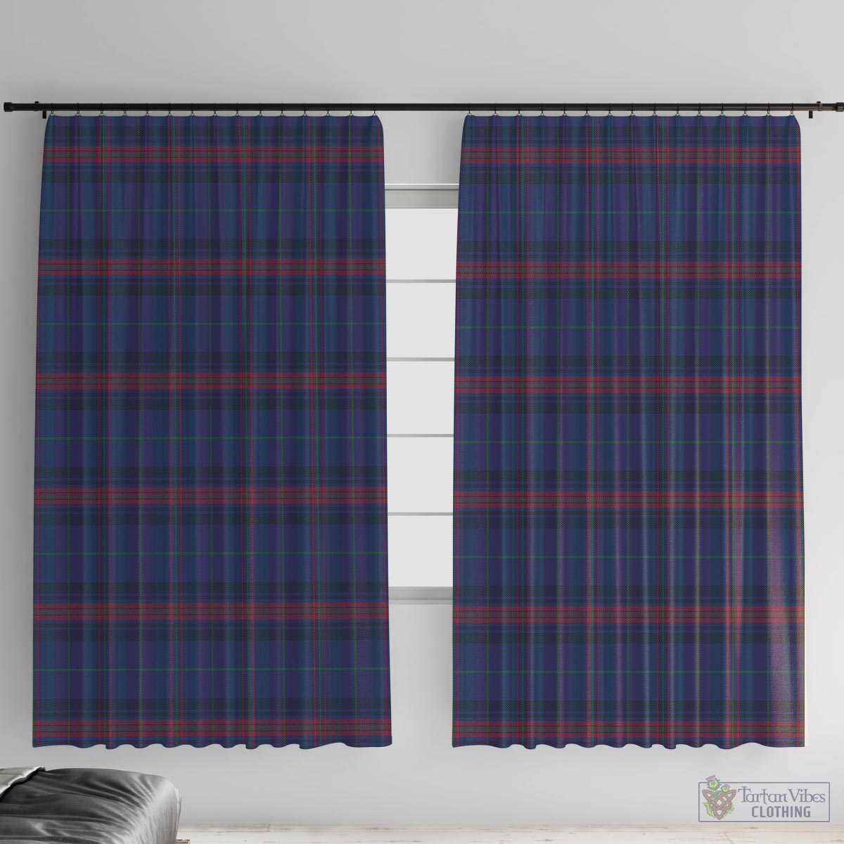 Hughes of Wales Tartan Window Curtain