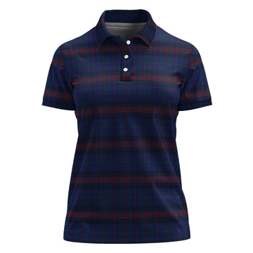 Hughes of Wales Tartan Polo Shirt For Women