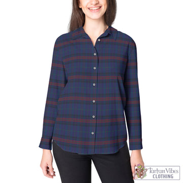 Hughes of Wales Tartan Women's Casual Shirt