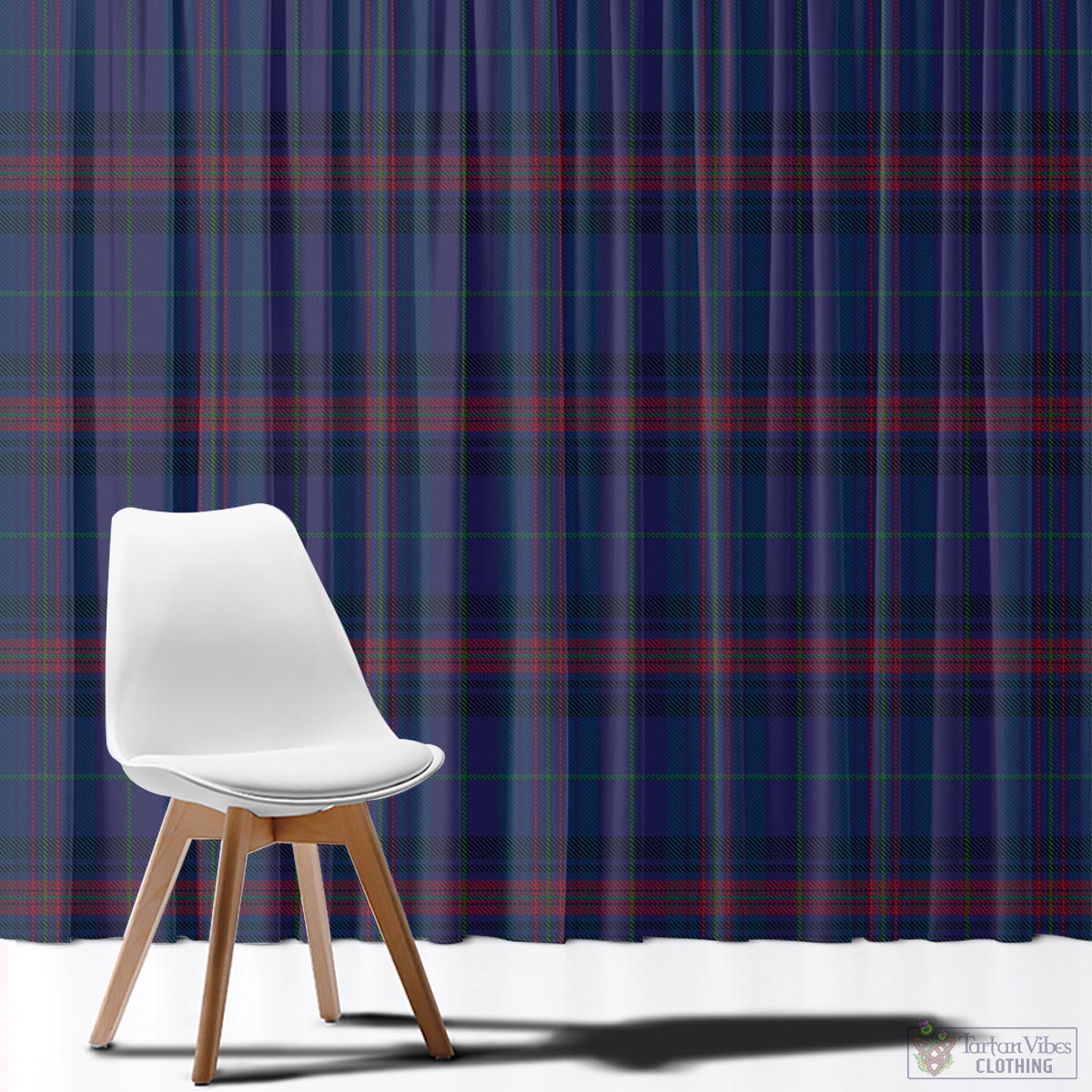Hughes of Wales Tartan Window Curtain
