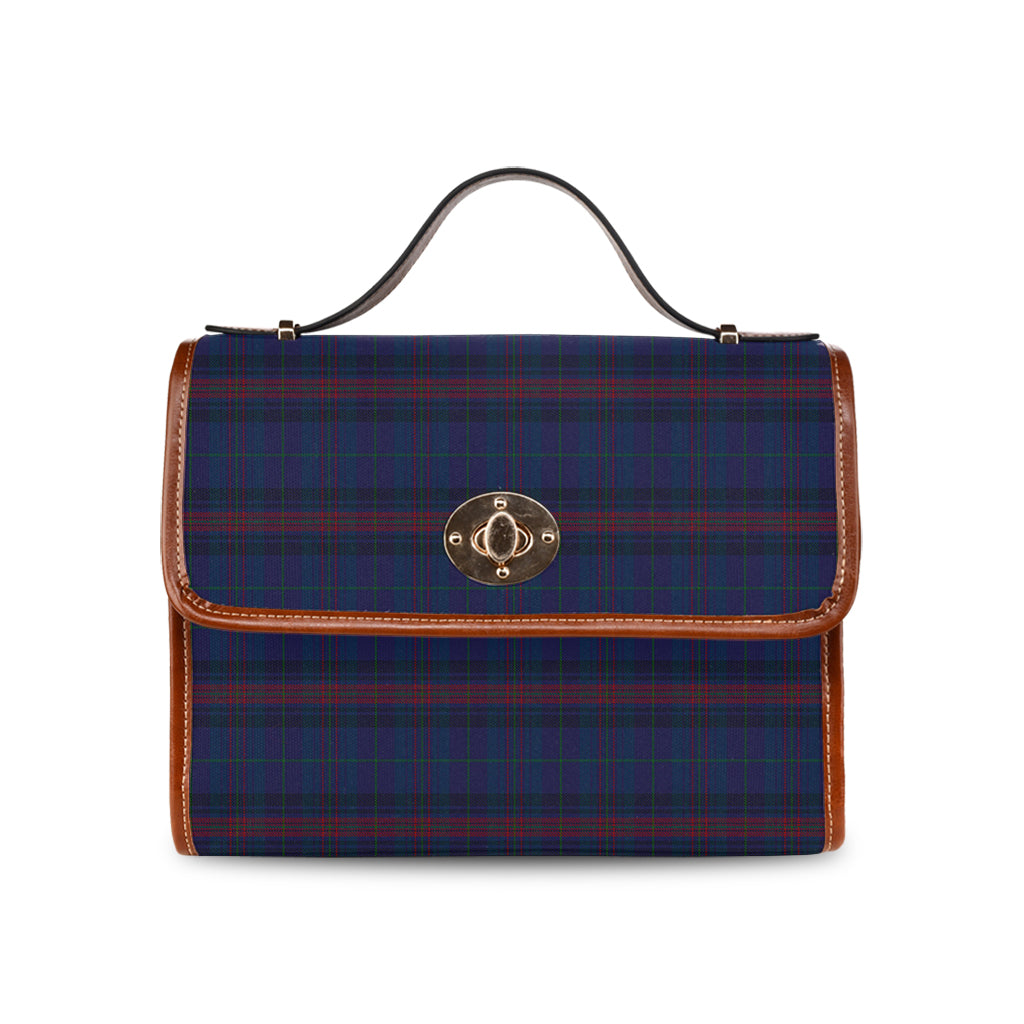 hughes-of-wales-tartan-leather-strap-waterproof-canvas-bag