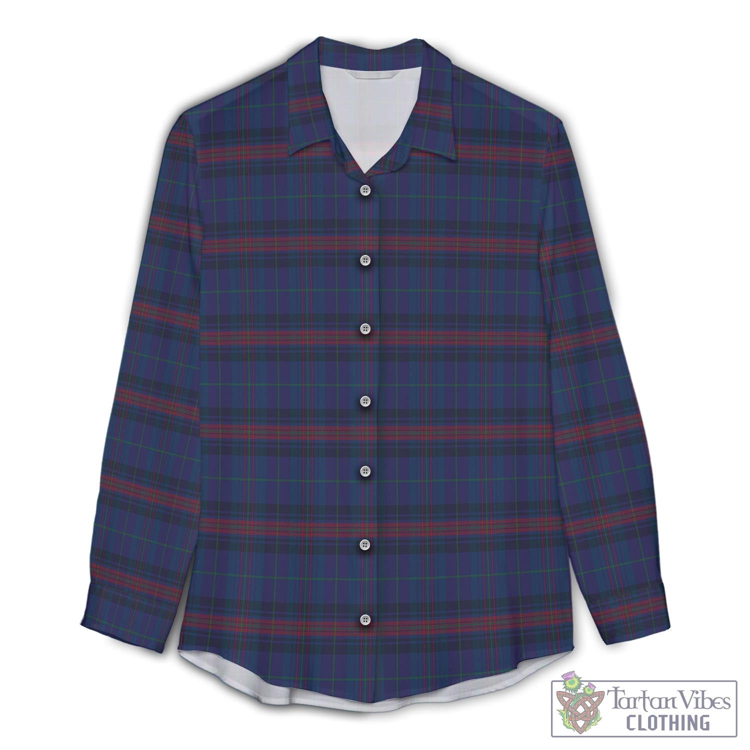 Hughes of Wales Tartan Womens Casual Shirt