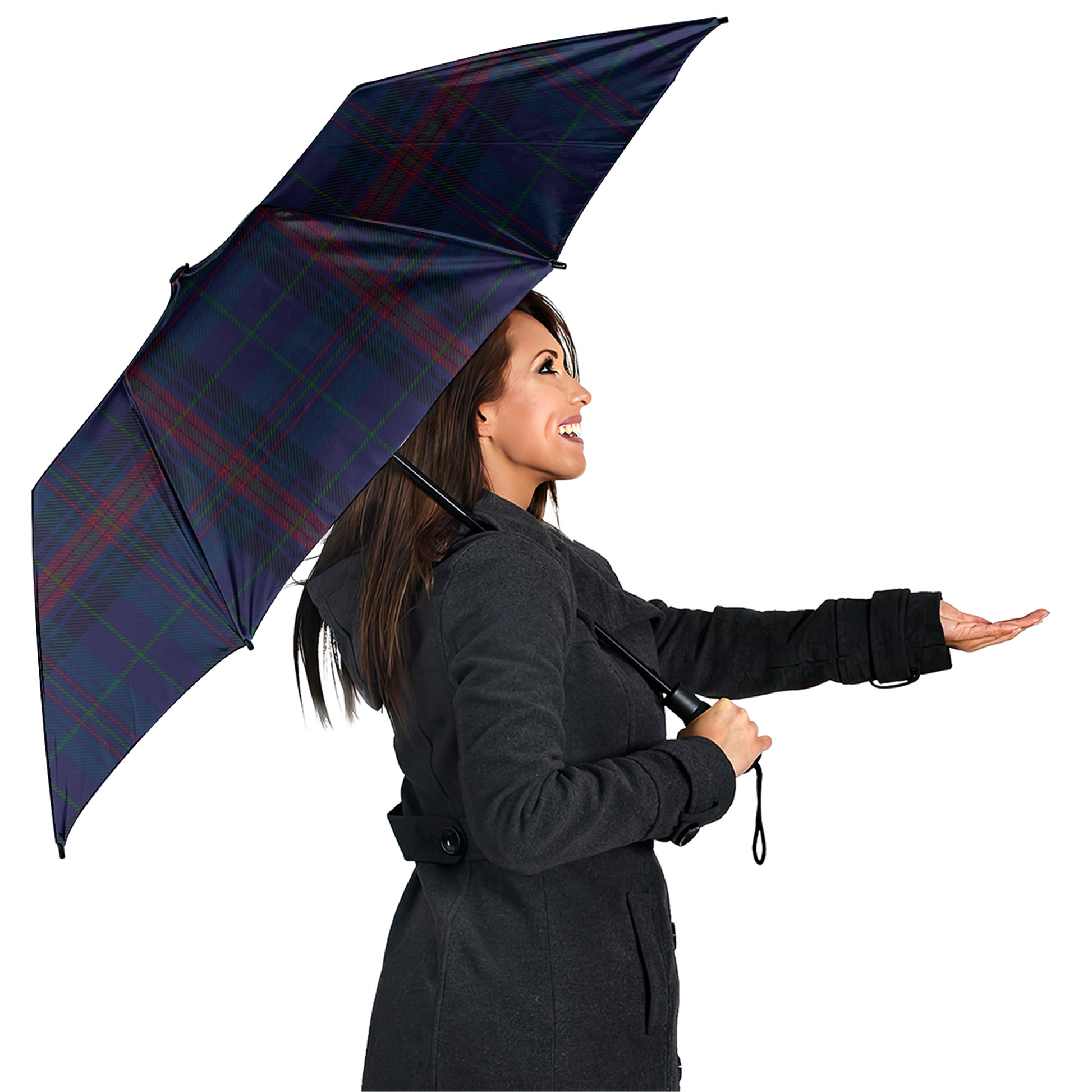 Hughes of Wales Tartan Umbrella - Tartanvibesclothing