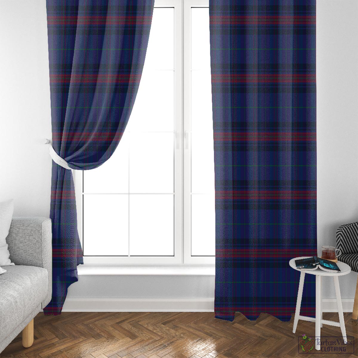 Hughes of Wales Tartan Window Curtain