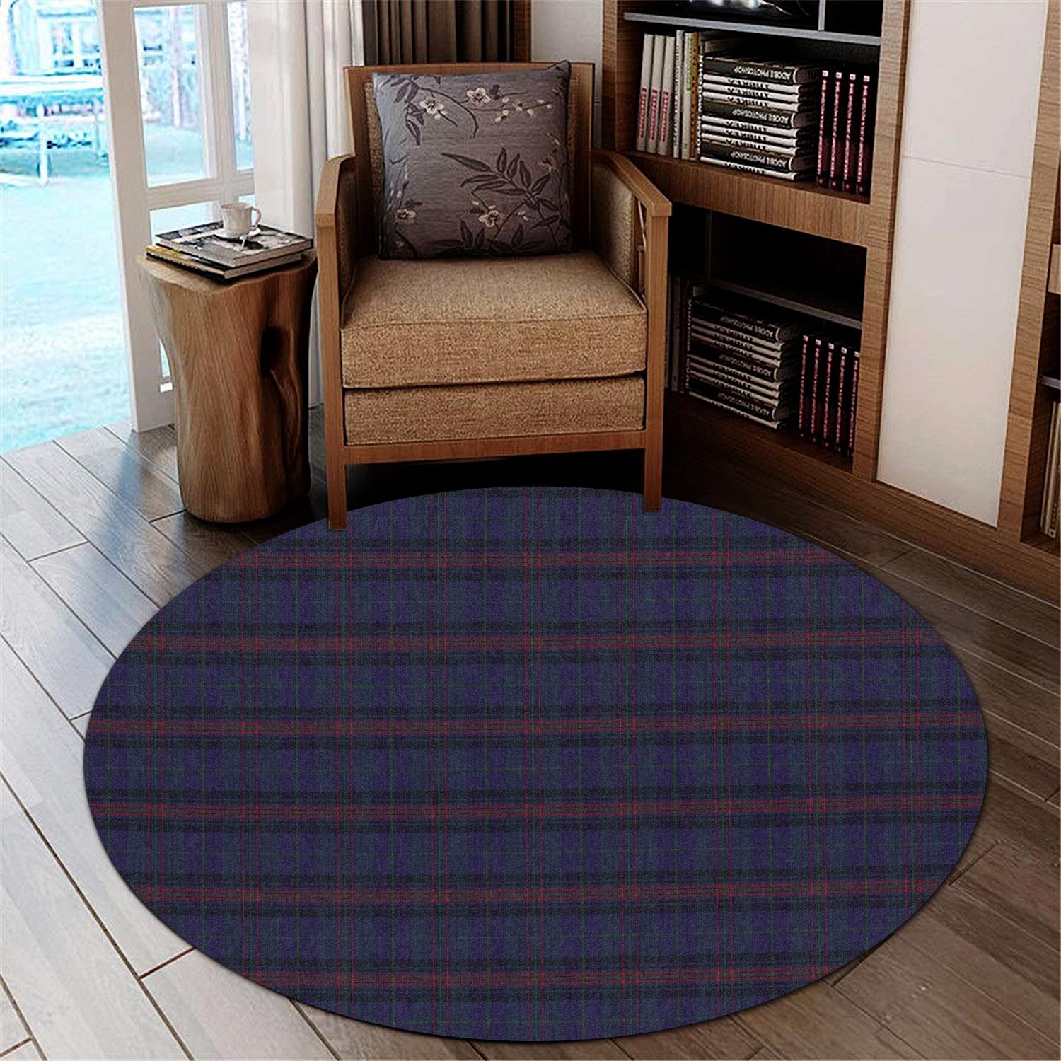 Hughes of Wales Tartan Round Rug - Tartan Vibes Clothing