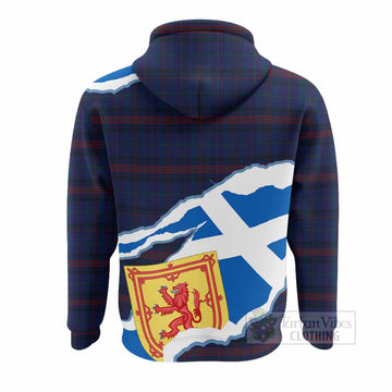 Hughes of Wales Scotland Football Tartan Hoodie We'll Be Coming
