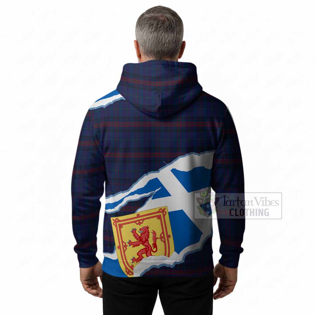 Hughes of Wales Scotland Football Tartan Hoodie We'll Be Coming