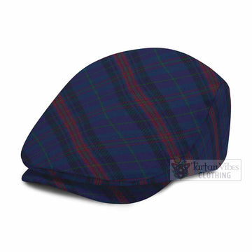 Hughes of Wales Tartan Flat Cap, Jeff Cap Cross Style
