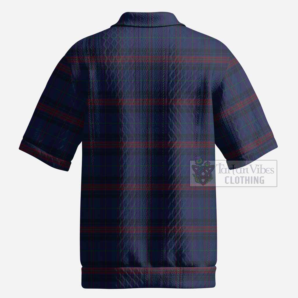 Hughes of Wales Tartan Men’s Polo Sweater Top