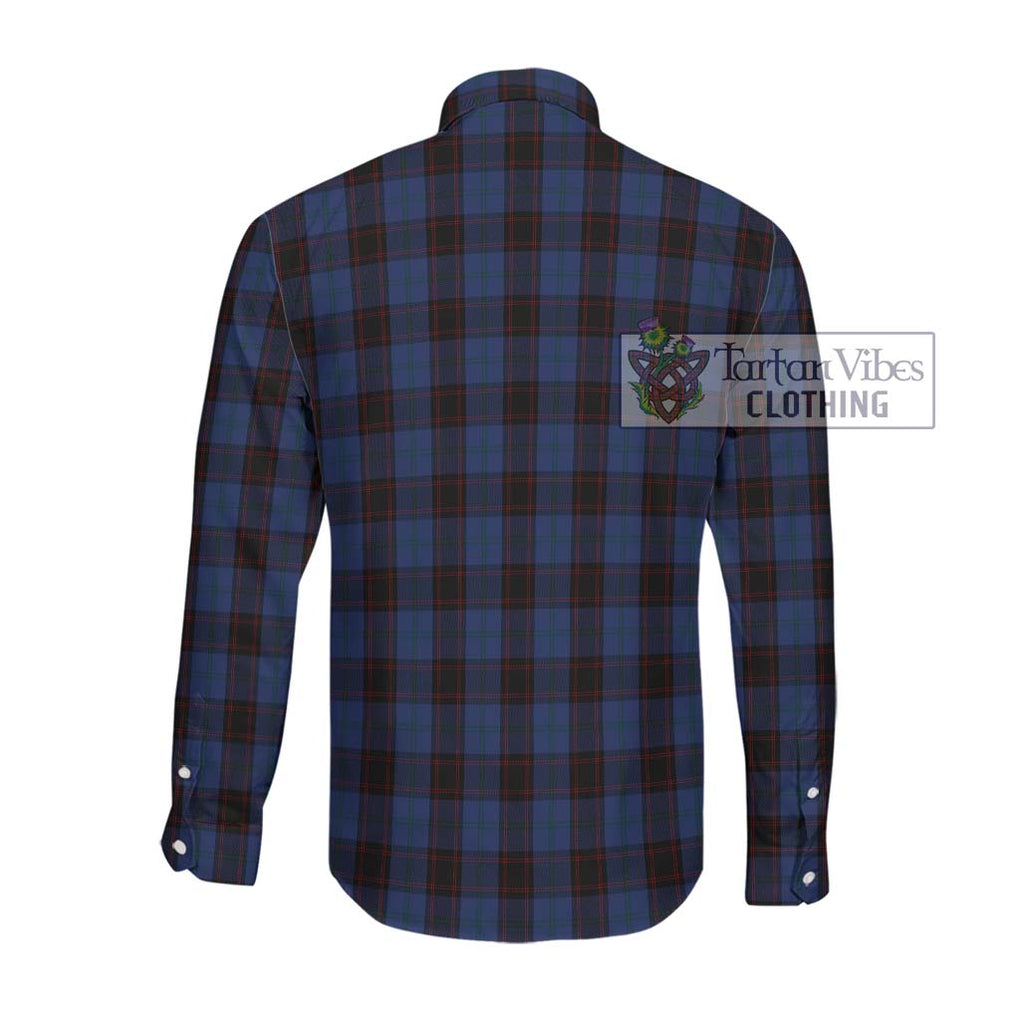 Hume Tartan Long Sleeve Button Shirt with Family Crest DNA In Me Style - Tartanvibesclothing Shop