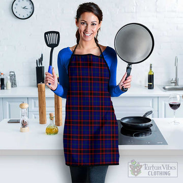 Hume Modern Tartan Apron Black S 38x47 cm - Tartan Vibes Clothing