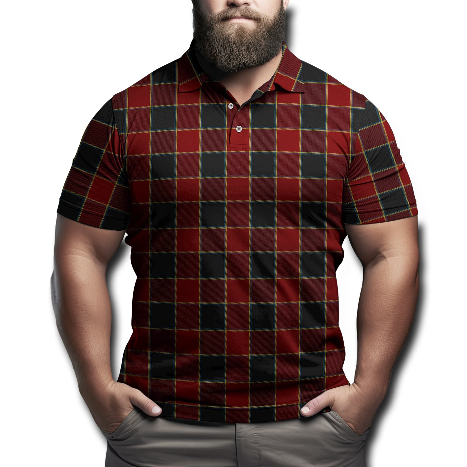 Hungerford RFC Tartan Mens Polo Shirt Kid - Tartan Vibes Clothing