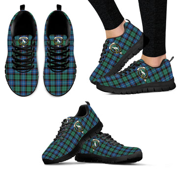 Hunter Ancient Tartan Sneakers with Family Crest