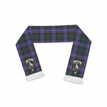 Tartan Vibes Clothing Hunter (Hunterston) Tartan Ruffneck Scarf with Family Crest