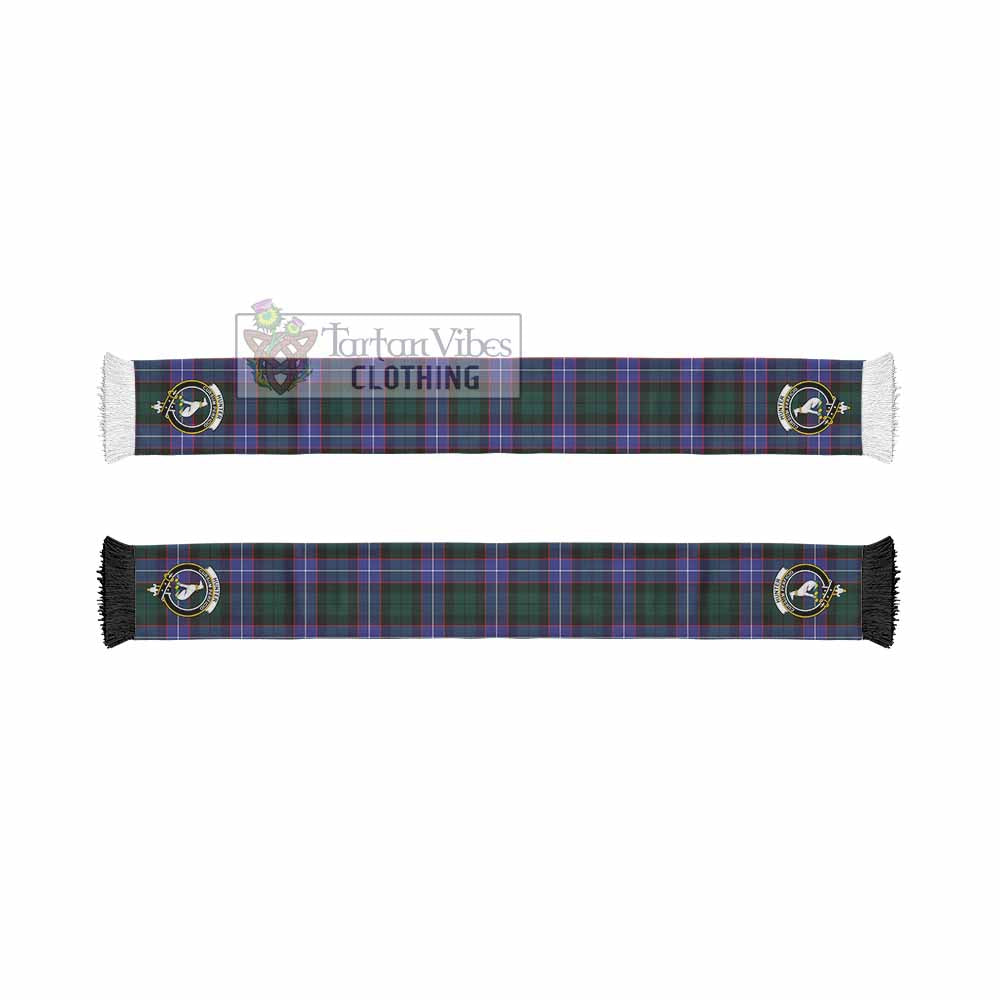 Tartan Vibes Clothing Hunter (Hunterston) Tartan Ruffneck Scarf with Family Crest