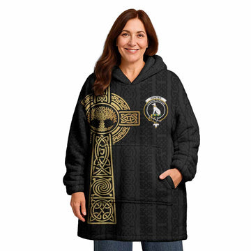 Hunter (Hunterston) Clan Crest Wearable Blanket with Celtic Tree of Life Inspired