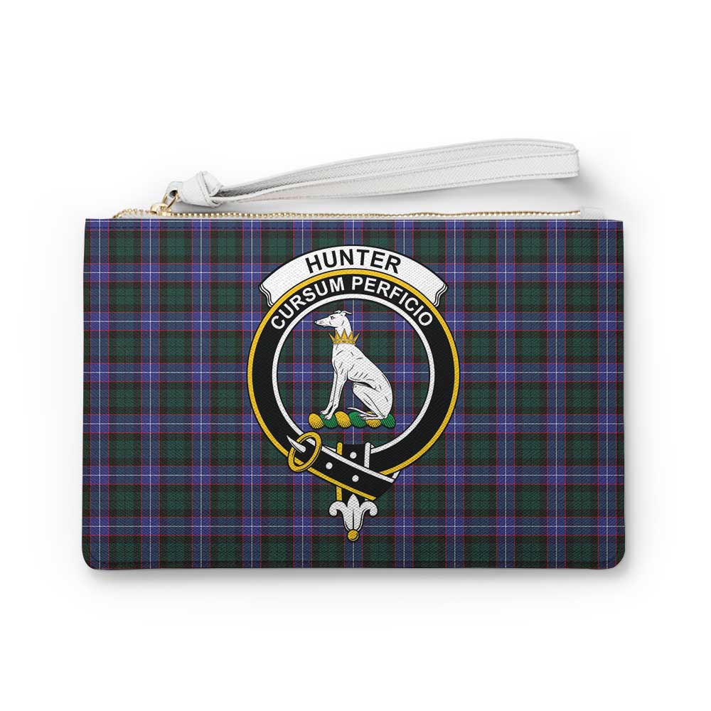 Tartan Vibes Clothing Hunter (Hunterston) Family Crest Tartan Clutch Bag