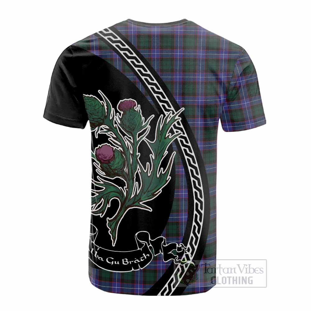 Hunter (Hunterston) Family Crest Tartan Cotton T-shirt Alba Thistle Inspired - Tartan Vibes Clothing