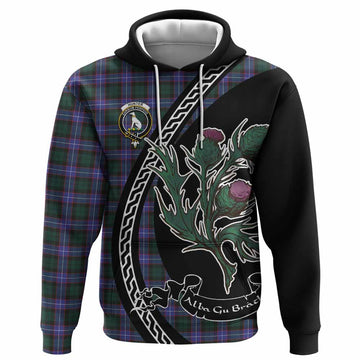Hunter (Hunterston) Family Crest Tartan Hoodie Alba Thistle Inspired