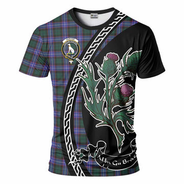 Hunter (Hunterston) Family Crest Tartan T-Shirt Alba Thistle Inspired - Tartan Vibes Clothing