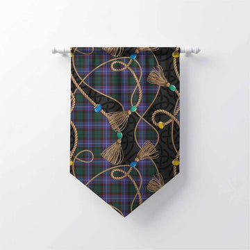 Hunter (Hunterston) Scottish Tartan Twisted Ropes Stylized Gonfalon Chevron - Tartan Vibes Clothing