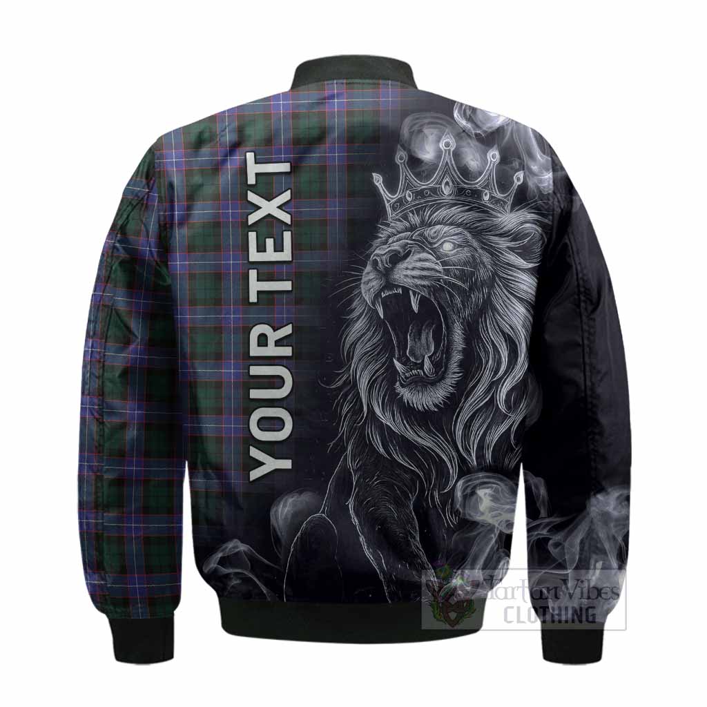 Hunter (Hunterston) Tartan Bomber Jacket Roaring Lion Heritage