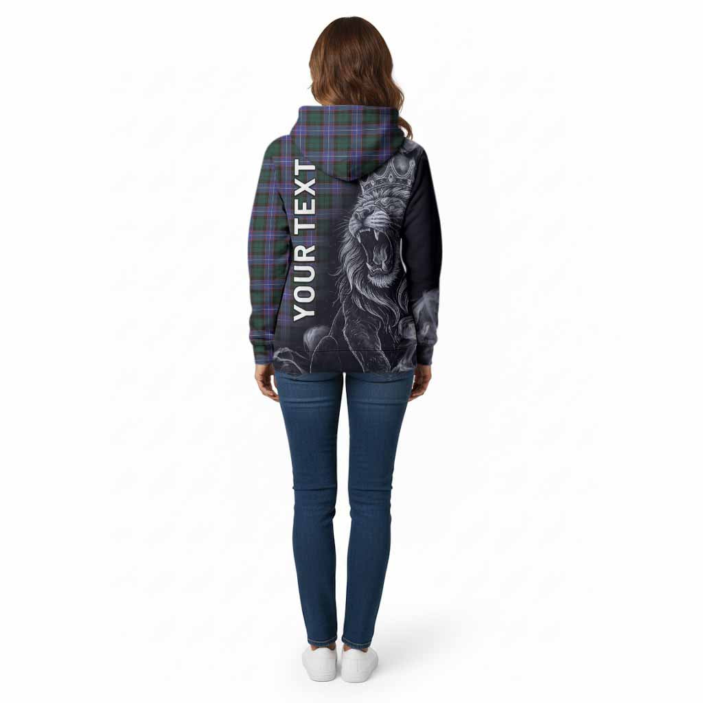 Hunter (Hunterston) Tartan Cotton Hoodie Roaring Lion Heritage