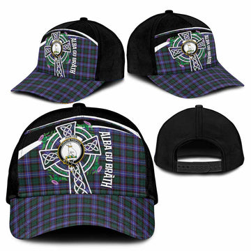 Hunter (Hunterston) Tartan Crest Classic Cap Scottish Thistle Celtic Cross Alba Gu Brath