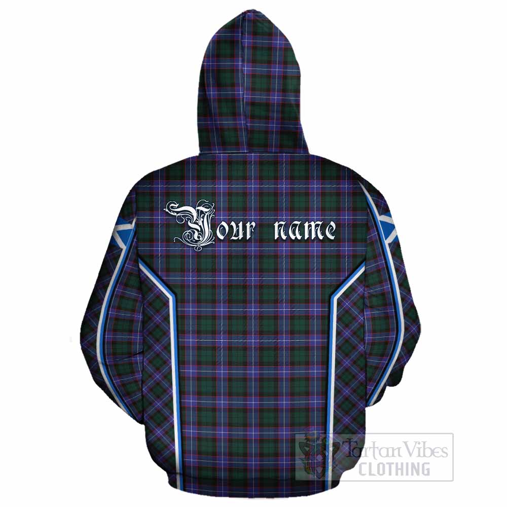 Hunter (Hunterston) Tartan Crest Cotton Hoodie Scotland Coat of Arm Flag Style - Tartan Vibes Clothing