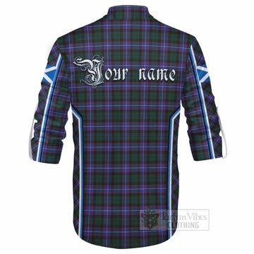 Hunter (Hunterston) Tartan Crest Ghillie Kilt Shirt Scotland Coat of Arm Flag Style