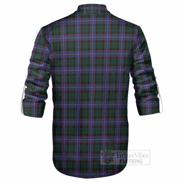 Hunter (Hunterston) Tartan Crest Ghillie Shirt Ferocious Lion Style