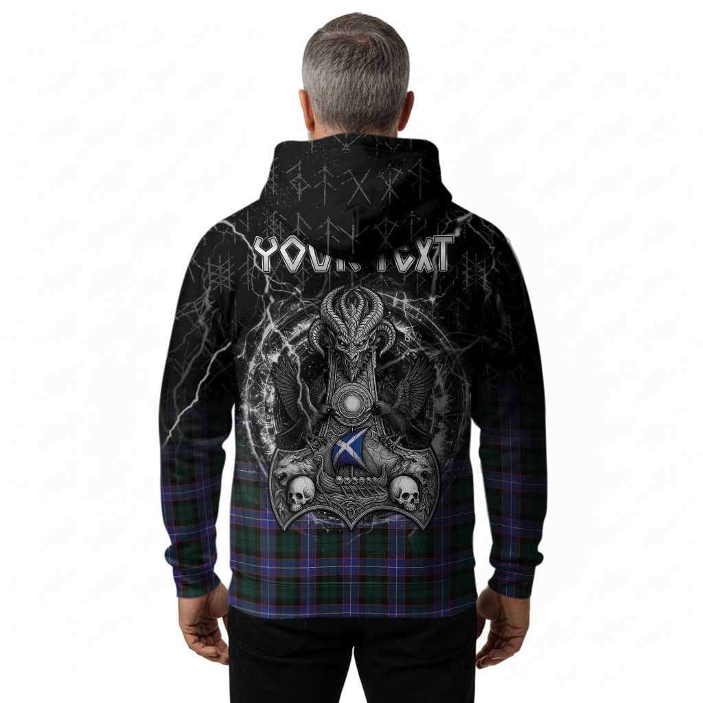 Hunter (Hunterston) Tartan Crest Hoodie Celtic Odin's Raven Legacy