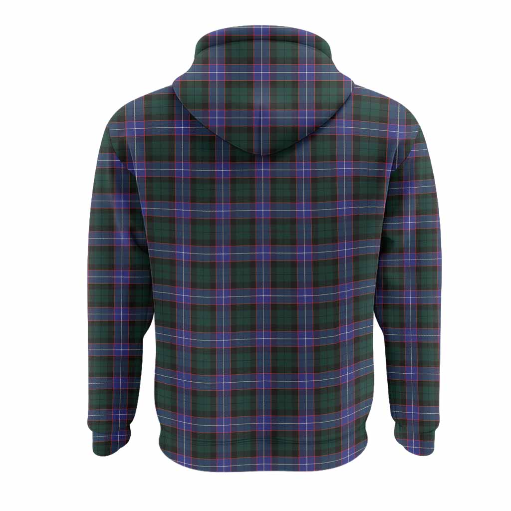Hunter (Hunterston) Tartan Crest Hoodie Ferocious Lion Style