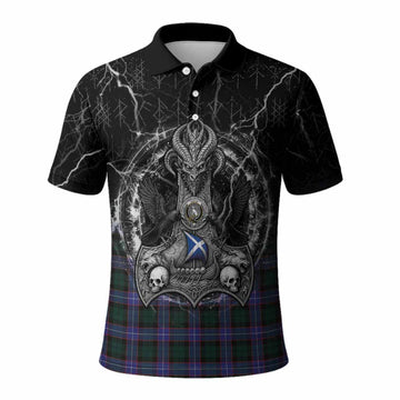 Hunter (Hunterston) Tartan Crest Polo Shirt Celtic Odin's Raven Legacy