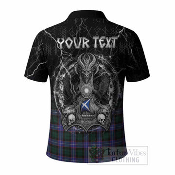 Hunter (Hunterston) Tartan Crest Polo Shirt Celtic Odin's Raven Legacy
