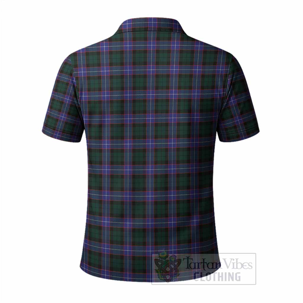 Hunter (Hunterston) Tartan Crest Polo Shirt Ferocious Lion Style