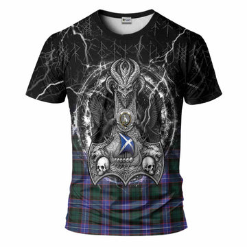 Hunter (Hunterston) Tartan Crest T-Shirt Celtic Odin's Raven Legacy