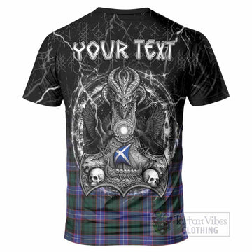 Hunter (Hunterston) Tartan Crest T-Shirt Celtic Odin's Raven Legacy